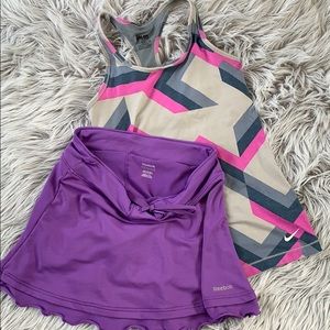 Tennis Set Nike Top & Reebok bottom
